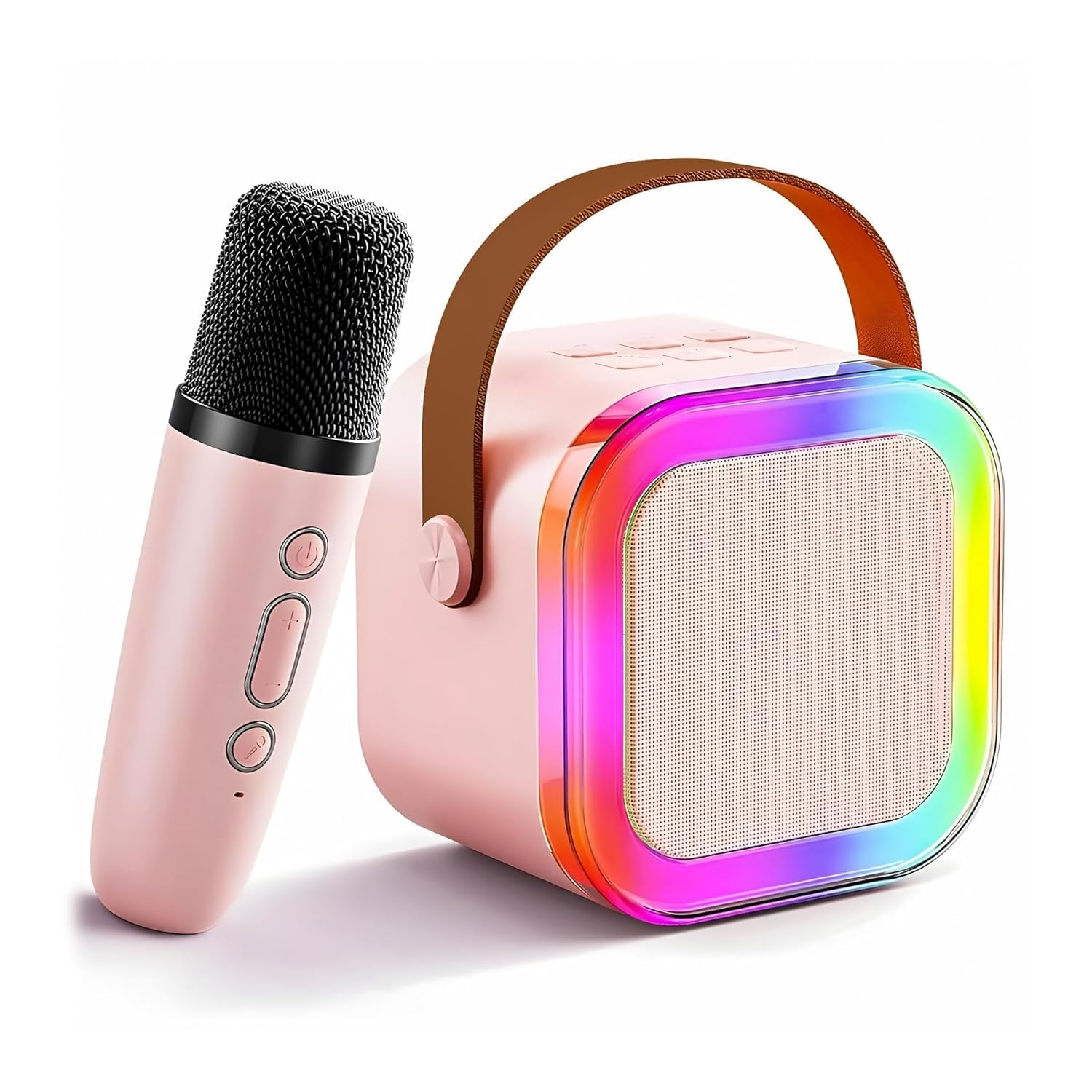 Rechargeable Karaoke Mic with Speaker for Singing Cute Birthday Gift for Kids Musical Toys for Boys, Girls and Adults